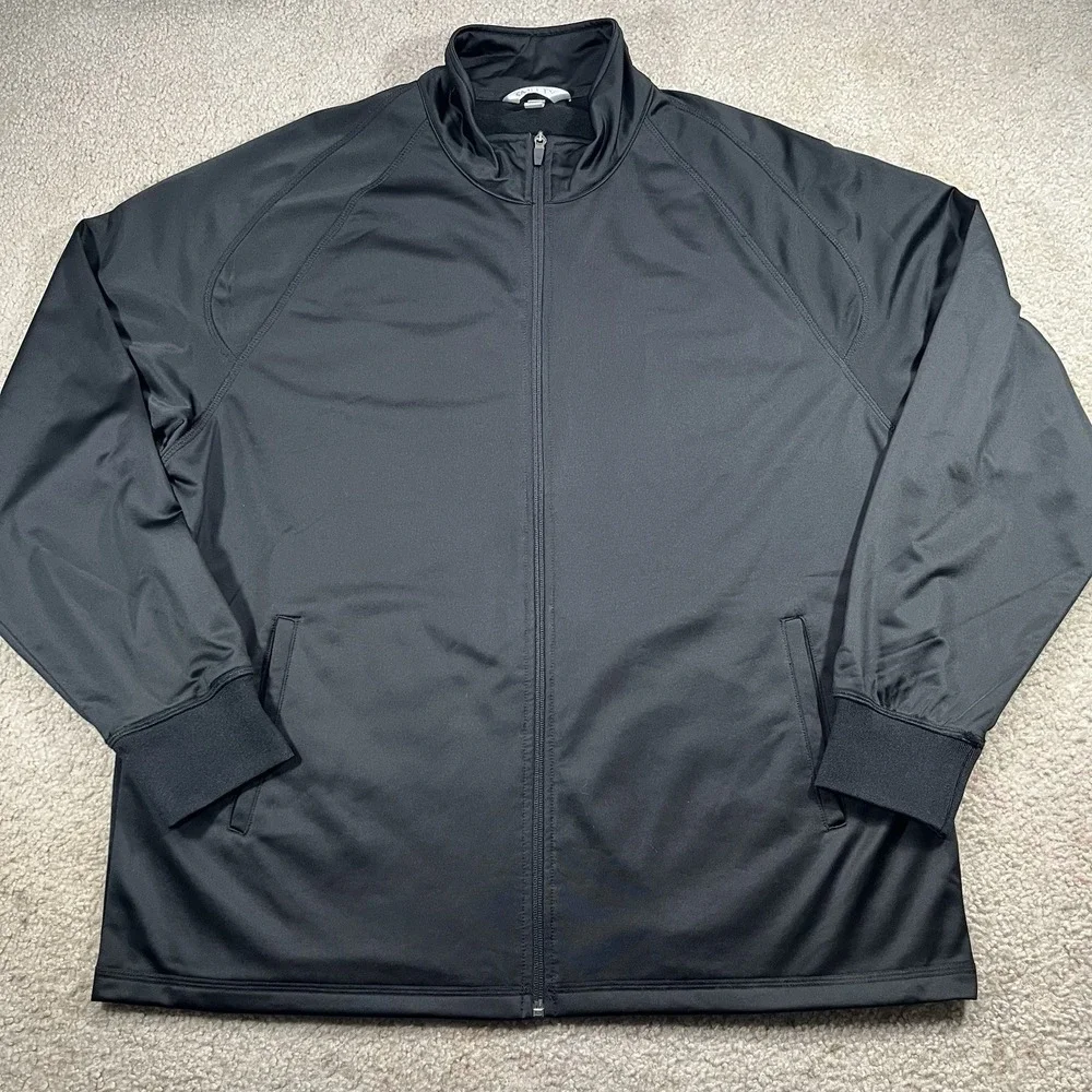 Smitty Men's Baseball Jacket Size XL Pullover And Full Zip Up Black Referee